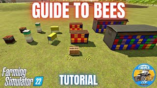 GUIDE TO BEES  Farming Simulator 22 [upl. by Ecirted]