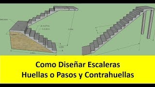 ¿Cómo Diseñar Una Escalera  Vea las Pautas de Diseño [upl. by Rotceh856]