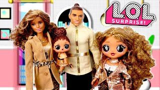 Barbie LOL Family Morning Routine DA Boss Doll  School Rumors amp Sister Drama [upl. by Namzed499]