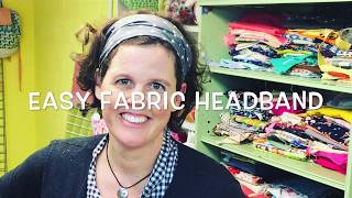 Simple Stylish Headband Sewing Tutorial [upl. by Eziechiele89]