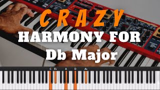 Gospel Piano Harmony amp Theory in Db Major [upl. by Tod]