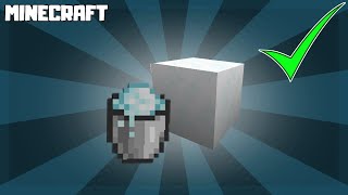 MINECRAFT  How to Make Powder Snow 117 [upl. by Consalve860]