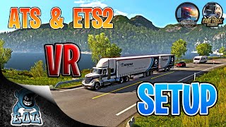 ATS and ETS2 VR settings  how to set it up [upl. by Asilem176]