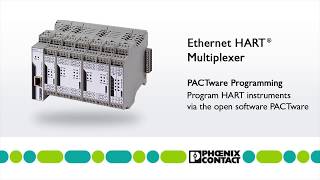 PACTware programming for the Ethernet HART Multiplexer [upl. by Wulfe555]