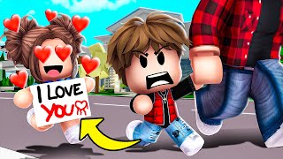 BABY BROOK Has A CRUSH In Roblox Brookhaven [upl. by Yasibit]