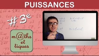 Effectuer des calculs de puissances 2  Troisième [upl. by Calla912]