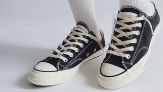 How To Lace Converse Low  Best Way [upl. by Namharludba]