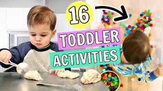 16 Toddler Activities You Can Do at Home  12 year olds [upl. by Malet]