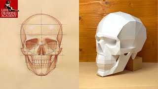 How to Make and Draw a Skull [upl. by Schlesinger]