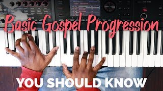 Basic Gospel Progression You Should Know 1 [upl. by Ardnala]