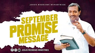 September Month Promise Message  2020  Bro Mohan C Lazarus [upl. by Erasmo]