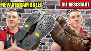 RED WING BOOTS GET VIBRAM SOLES  Oil Resistant Shoe Repairs  Mens Fashion 2021 [upl. by Levin922]