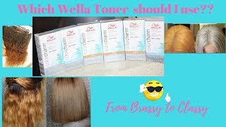 Brassy Orange hair Which Wella Toner should I use [upl. by Eire]