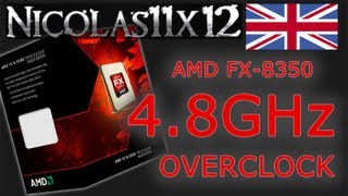 AMD FX8350 48GHz Overclock Review [upl. by Nosnevets]