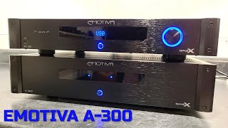 Emotiva BasX A300 Stereo Power Amplifier The Most Power amp Fidelity For The Money [upl. by Vivica]