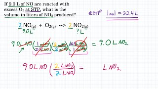 Ideal Gas Stoichiometry Volume to Volume  Practice 1 [upl. by Wilma340]