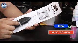 IKEA MILK FROTHER Review amp Battery Installation [upl. by Ahasuerus986]