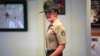 US Marine Drill Instructors Meet New Recruits [upl. by Cynara727]