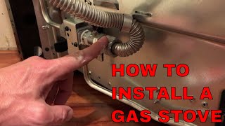 How to hook up a gas oven and not blow up your house [upl. by Jaal]