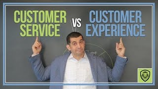 Customer Service Vs Customer Experience [upl. by Akinad]