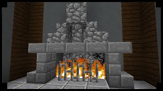 ✪Minecraft How to make simple fireplace [upl. by Tidwell]