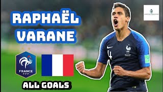 Raphaël Varane  All 5 Goals for France [upl. by Etnoek55]