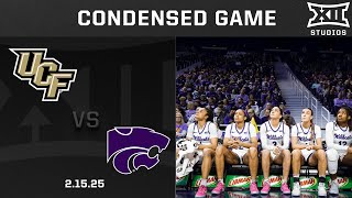 UCF vs 14 Kansas State Condensed Game  202425 Big 12 Womens Basketball [upl. by Niwled430]