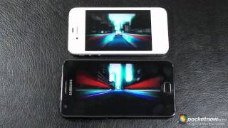 iPhone 4S vs Samsung Galaxy S 2  Pocketnow [upl. by Airot]