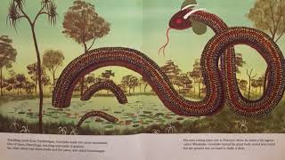 Childrens Book The Rainbow Serpent READ ALOUD [upl. by Ihcur]