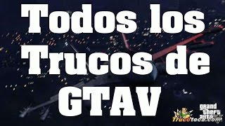 Trucos de GTA 5  Trucoteca Claves y Códigos PC  PS4  PS3  Xbox 360  Xbox One Trampas Gta V [upl. by Shirberg201]