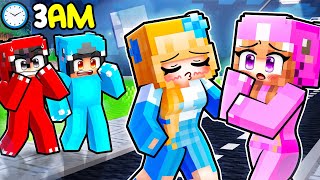 Crystal is SLEEPWALKING At 3AM In Minecraft [upl. by Aluk]