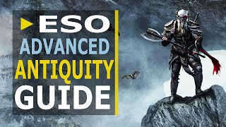 ESO Advanced Antiquities Guide  BEST way to ExcavateScry amp Level [upl. by Sigismund]