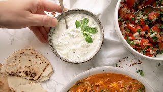 How to make Indian Yoghurt Dip Raita [upl. by Nnylanna34]