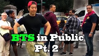 DANCING KPOP IN PUBLIC COMPILATION  BEST OF BTS Part 2 by QPark [upl. by Schweitzer]