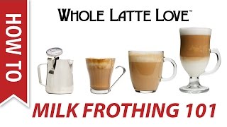 Milk Frothing for Beginners [upl. by Amairam153]