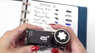 Montblanc inks overview [upl. by Nedah1]