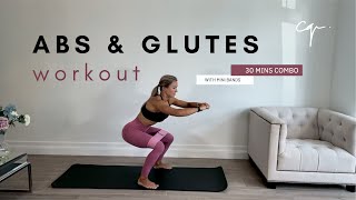 Abs and Glutes Workout Combo  30 Minutes with Mini Band [upl. by Durer95]