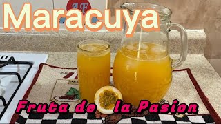 agua de maracuya facil y rapido [upl. by Jurkoic]