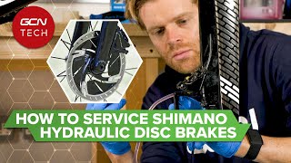 How To Bleed Shimano Road Hydraulic Disc Brakes [upl. by Riba]