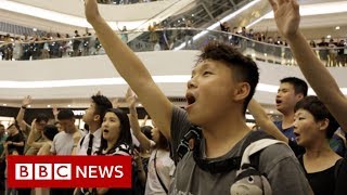 Glory to Hong Kong Singing a new protest anthem  BBC News [upl. by Mintun954]