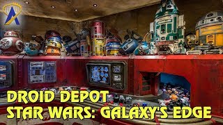 Droid Depot  Custom Droid Building at Star Wars Galaxys Edge [upl. by Harol389]