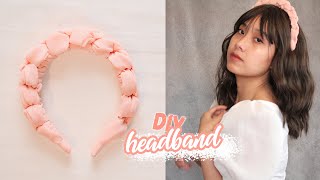 DIY  New Knotted HEADBAND  Easy Tutorial  Hair Accessories [upl. by Soble]