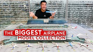 The Worlds Biggest Airplane Model Collection [upl. by Amzaj]