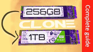 How to clone an SSD to a larger SSD [upl. by Darrej]