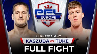 Jakub Kaszuba vs Dylan Tuke  PFL Paris [upl. by Eelanna]