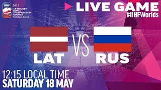 Latvia vs Russia  Full Game  2019 IIHF Ice Hockey World Championship [upl. by Htiaf]