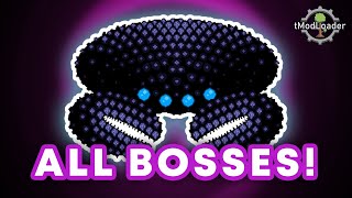 Forgotten Evils  ALL BOSSES  Terraria Mod [upl. by Maximilien134]