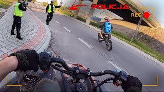 Quad 125 amp Cross 125 vs Police  Ucieczka przed policją  🚔 [upl. by Taddeo]