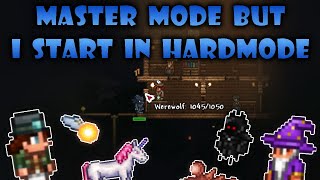 Master Mode but I start in Hardmode  Terraria 14 [upl. by Eiramnna]