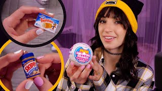 ASMR  Opening Mini Brands  ✨ Tapping Whispering [upl. by Dewitt]